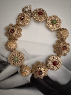 Rare Vintage Chanel Byzantine Revival Gripoix Necklace
