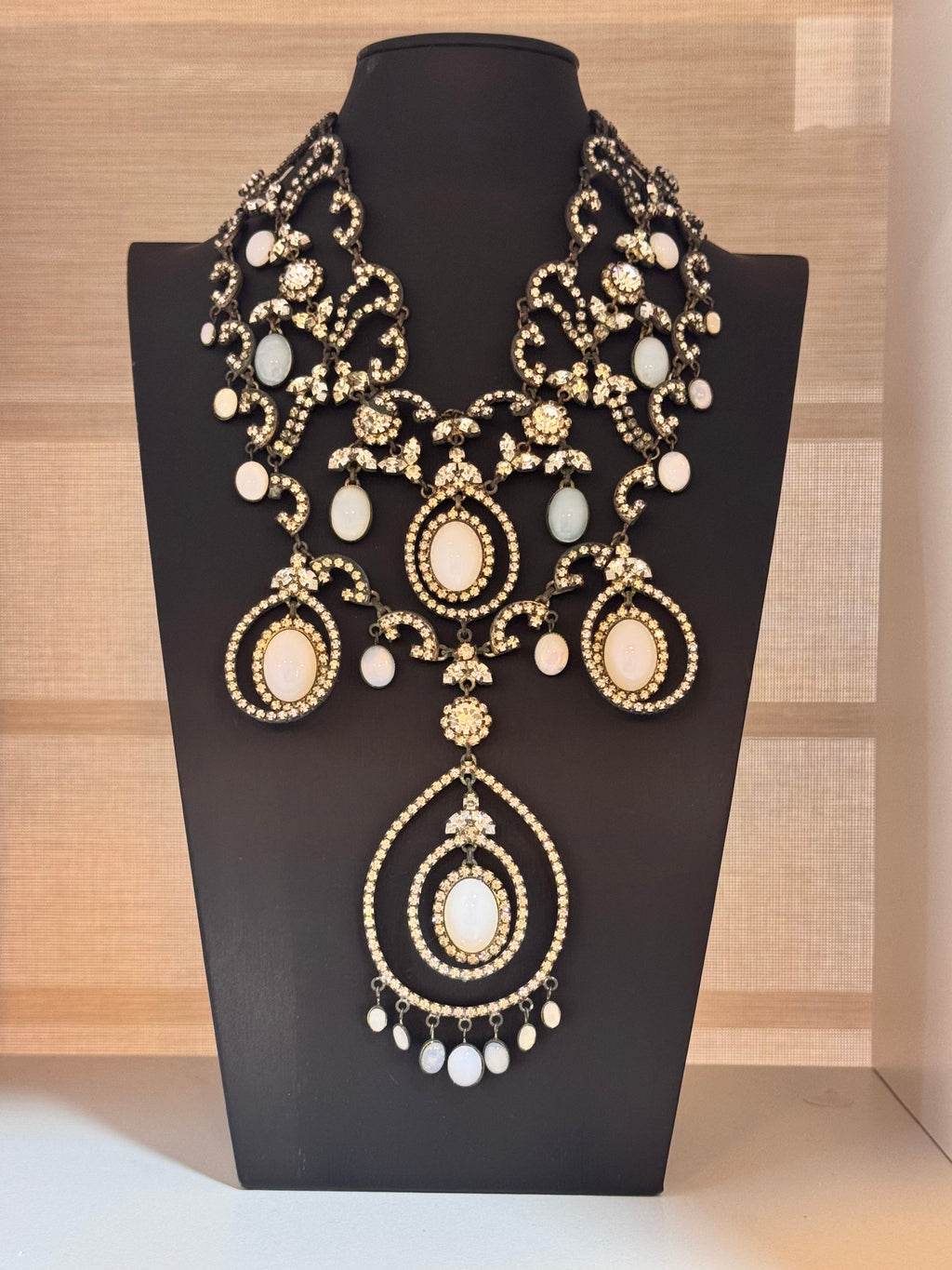 Butler & Wilson Ornate Victorian Revival Statement Necklace