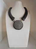 Vintage Industrial Style Statement Necklace
