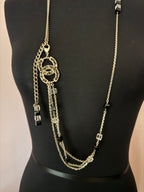 Vintage Chanel Long Chain Statement Necklace