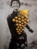 Vintage Givenchy Grape Cluster Brooch