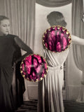 Vintage Textured Resin Earrings