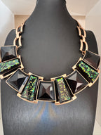 Vintage Geometric Statement Necklace