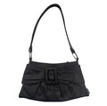 Ollie & Nic Black Leather Bow Shoulder Bag