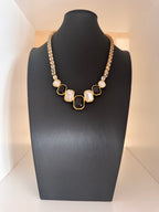 Vintage Monet Rhinestone Statement Necklace