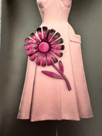 Vintage Modernist Floral Brooch
