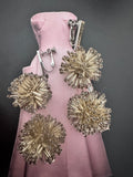 Vintage Dior Sculptural Floral Drop Earring