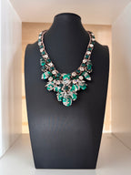 Shourouk Sequin and Crystal Statement Necklace