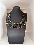 Vintage Geometric Statement Necklace