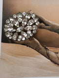 Vintage Crystal Cluster Statement Brooch