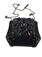 Vintage Rene Caovilla Jeweled Mesh Evening Bag