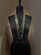 Vintage Pierre Cardin Multi-Strand Statement Necklace