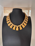 Ancient Pre-Columbian Style Figural Fringe Necklace