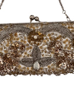 Vintage 1980s Sequin and Faux Pearl Party Bag