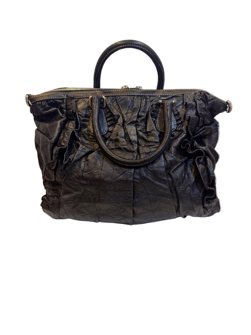 Dolce & Gabbana Miss Rouche Distressed Bag