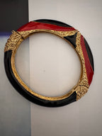 Vintage Balenciaga Enameled Statement Bracelet