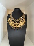 Levantine Coin Bib Necklace 1950s
