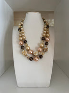Baroque Pearl Multicolor Statement Necklace