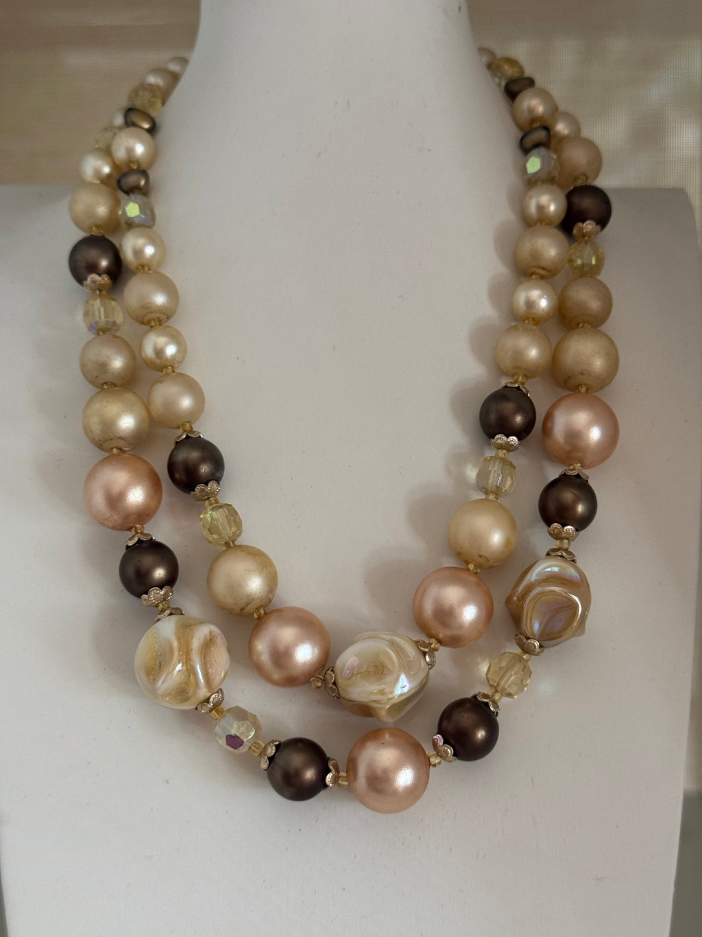 Baroque Pearl Multicolor Statement Necklace