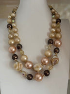 Baroque Pearl Multicolor Statement Necklace
