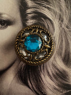 Vintage Turquoise Baroque Earrings