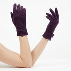 Vintage Pia Rossini Bow Detail Gloves